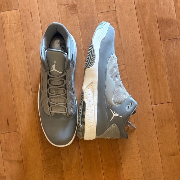 Jordan Classic Gray and White Sneakers